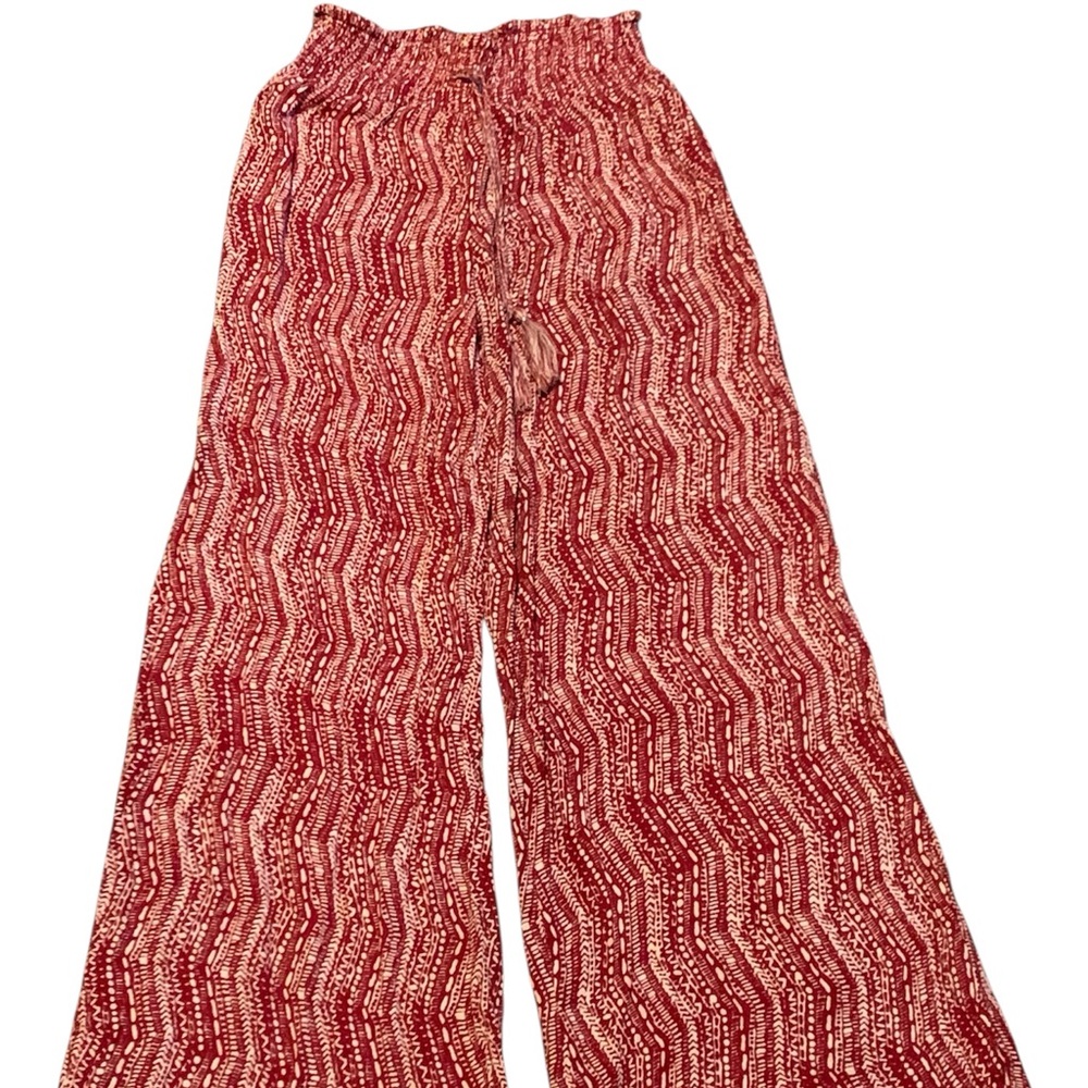 No Boundaries Burgundy Palazzo Pants Sz.S New